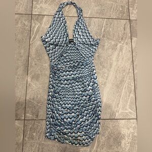 Missy Empire Blue Dress
